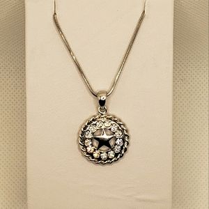 Bling Lone Star Necklace